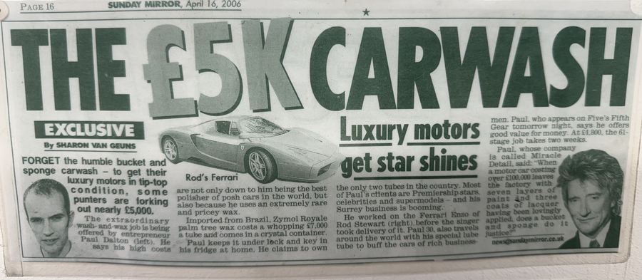 Sunday Mirror feature